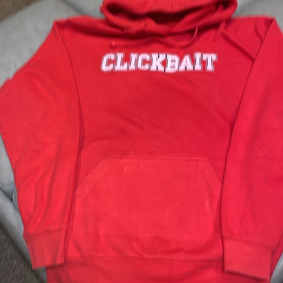 Clickbait hoodie Source One & Co Red medium - Picture 3 of 7